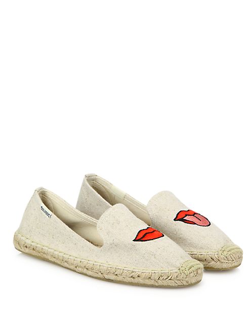 Soludos - Lips Canvas Espadrille Flats