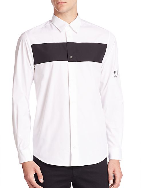 McQ Alexander McQueen - Shields Poplin Button-Down Shirt