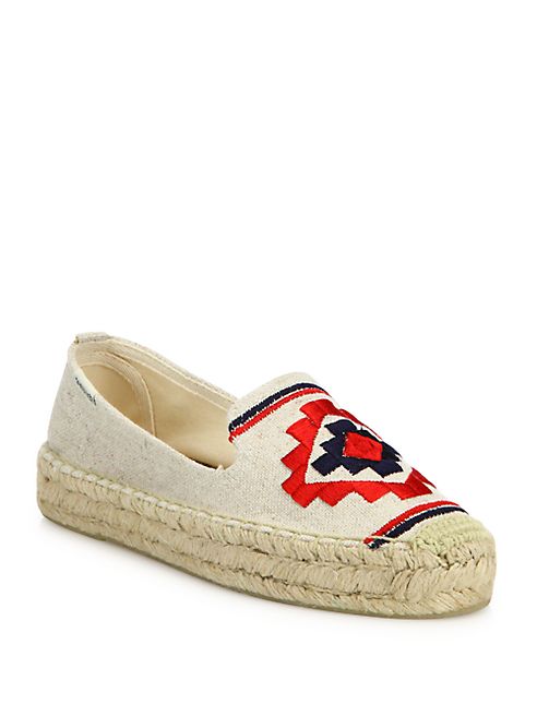 Soludos - Aztec Canvas Platform Espadrilles