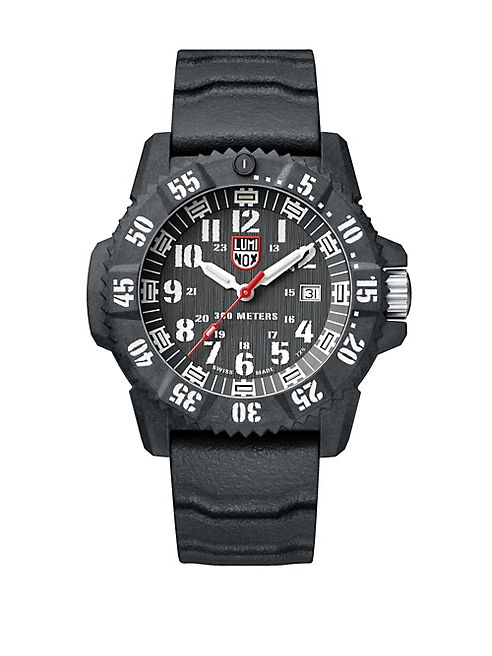 Luminox - Sea Carbon Seal Rubber Strap Watch