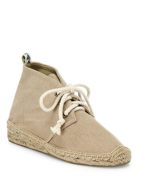 Soludos - Demi-Wedge Canvas Espadrille Desert Booties