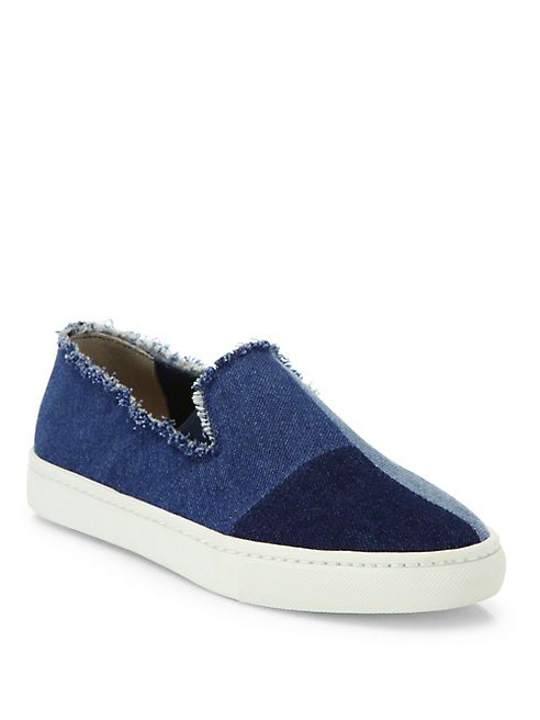 Soludos - Patchwork Denim Skate Sneakers