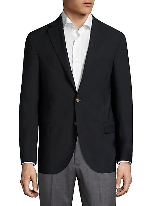 Eleventy - Stock Solid Two-Buttoned Jacket