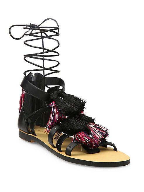 Rebecca Minkoff - Elisha Leather Gladiator Sandals