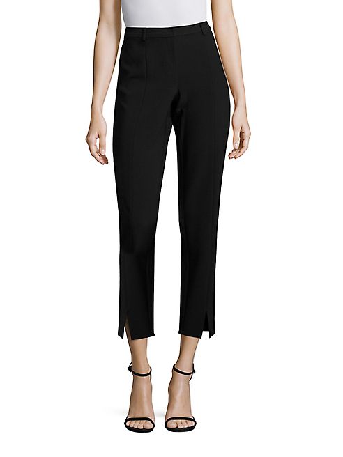 St. John - Jennifer-Fit Stretch Micro Ottoman Ankle Pants