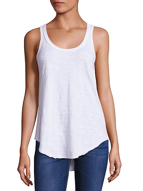 Wilt - Cotton Shirttail Hem Tank Top