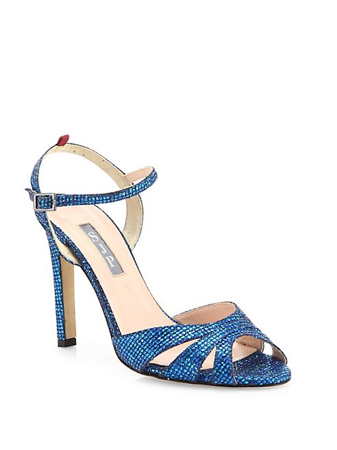 SJP by Sarah Jessica Parker - Westminster Glitter Ankle-Strap Sandals