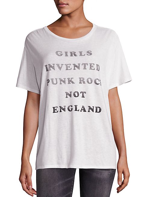 R13 - Cotton & Cashmere Kim Gordon Boy Tee