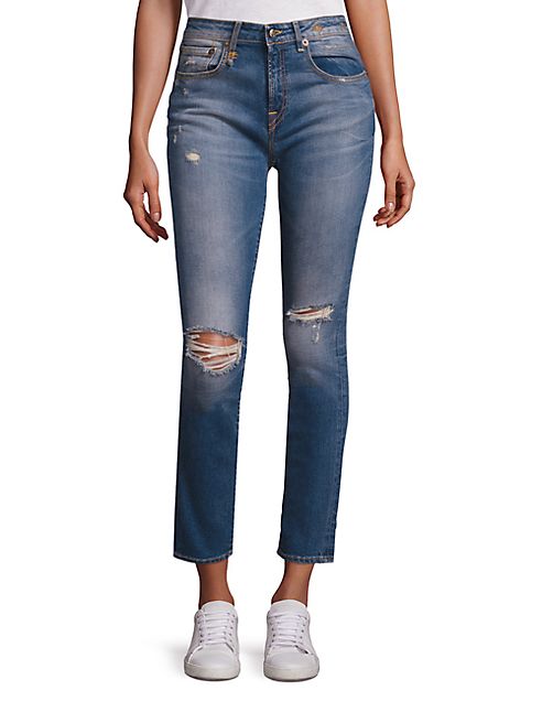 R13 - Kate Distressed Skinny Jeans