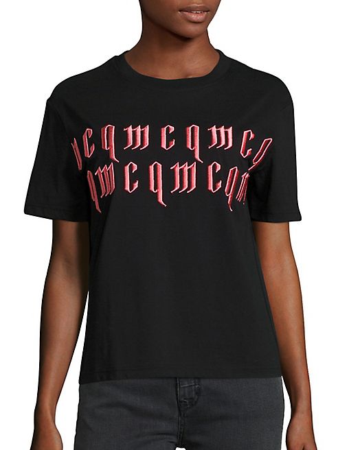 McQ Alexander McQueen - Gothic Print Tee