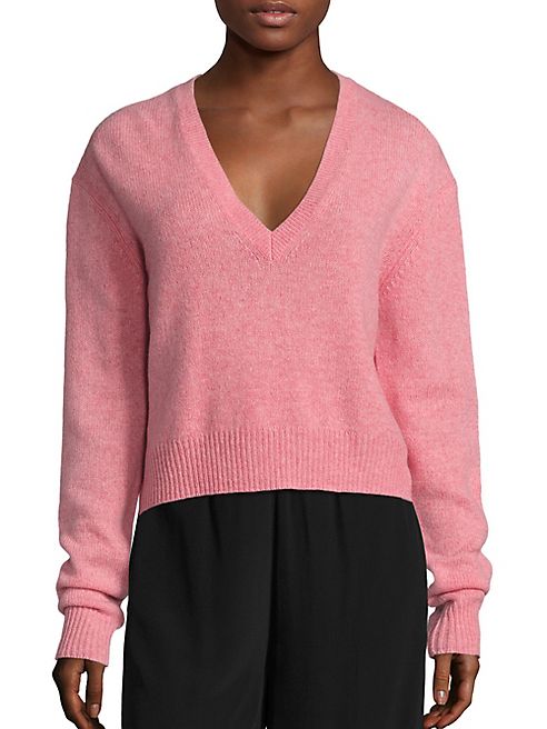 McQ Alexander McQueen - Cashmere & Wool V-Neck Sweater