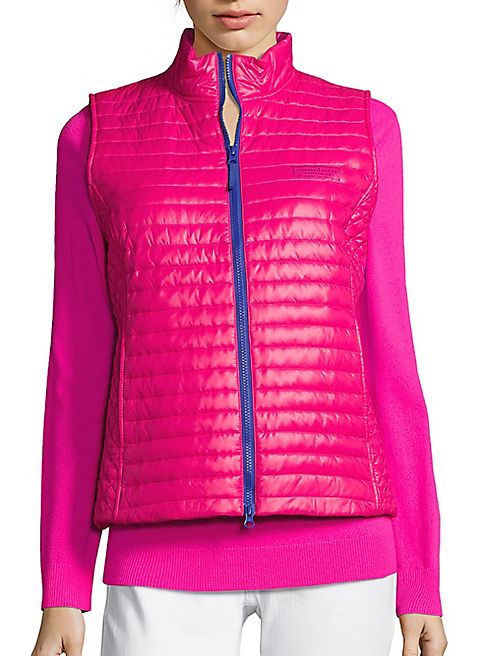 Vineyard Vines - Shiny Solid Puffer Vest