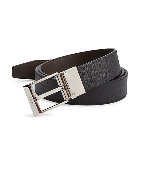 Bally - Calf Leather Textured Belt