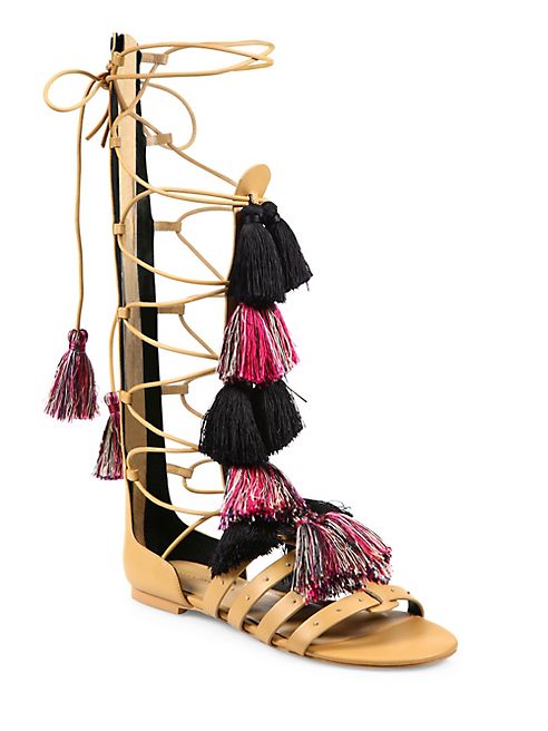 Rebecca Minkoff - Eve Tall Leather Gladiator Sandals