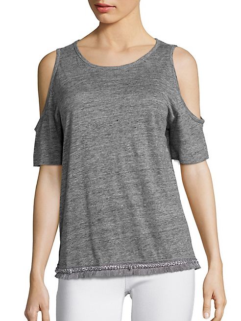 Derek Lam 10 Crosby - Cold Shoulder Tee