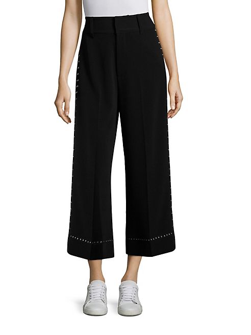 Derek Lam 10 Crosby - Wide Leg Cropped Trousers