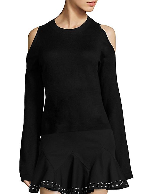 Derek Lam 10 Crosby - Bell Sleeve Silk & Cashmere Blend Sweater