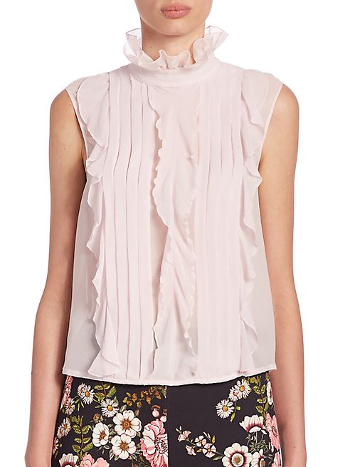 Giambattista Valli - Silk Ruffle Blouse