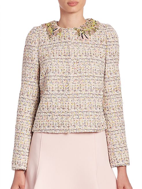 Giambattista Valli - Tweed Embellished Jacket