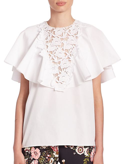 Giambattista Valli - Lace Inset Blouse