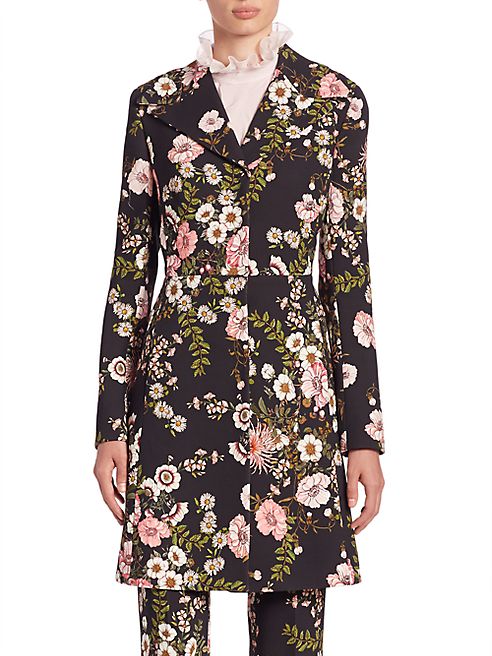 Giambattista Valli - Floral Printed Coat