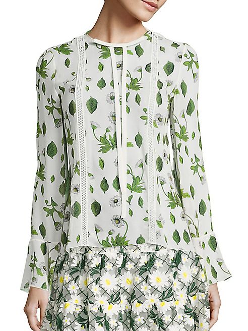 Giambattista Valli - Floral Silk Blouse