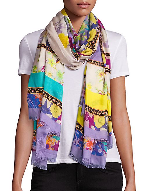 Etro - Kimono Floral Modal & Cashmere Scarf