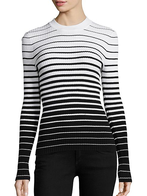 MILLY - Degrade Stripe Pullover