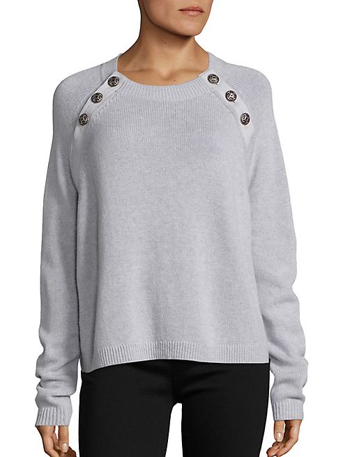 The Kooples - Button Detailed Cashmere Sweater