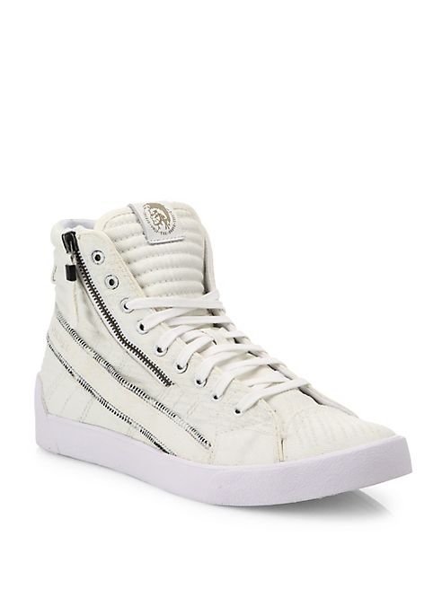 Diesel - Dvelows Denim High-Top Sneakers