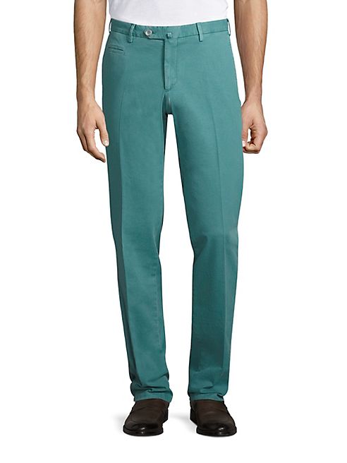 ISAIA - Solid Cotton Pants