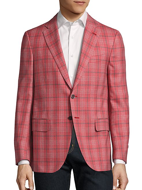 ISAIA - Regular-Fit Plaid Wool Jacket