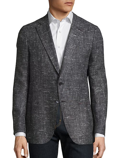 ISAIA - Regular-Fit Textured Wool Jacket