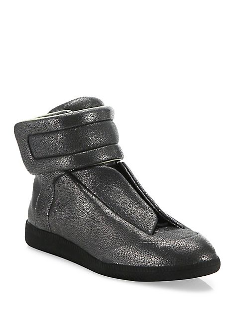 Maison Margiela - Stingray Future Calf Leather High-Top Sneakers