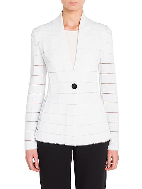 Giorgio Armani - Long Sleeve Knit Jacket