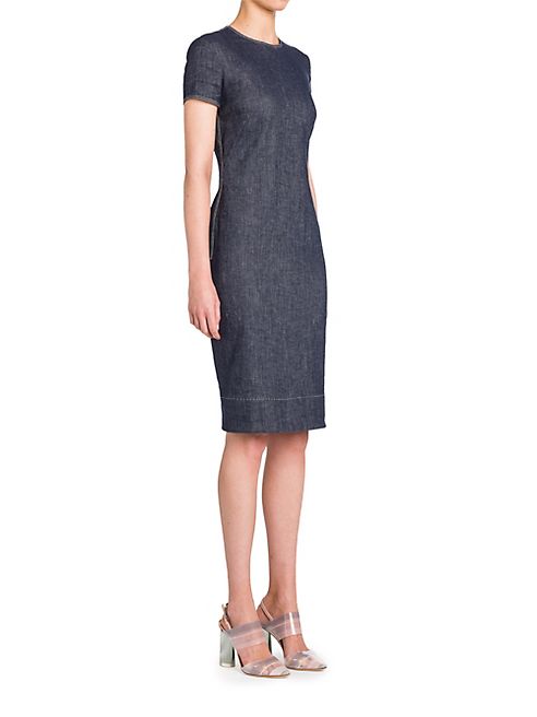 Giorgio Armani - Short Sleeve Denim Dress