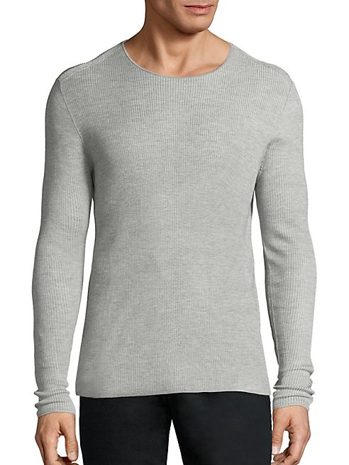 John Varvatos - Silk Blend Long Sleeve Sweater