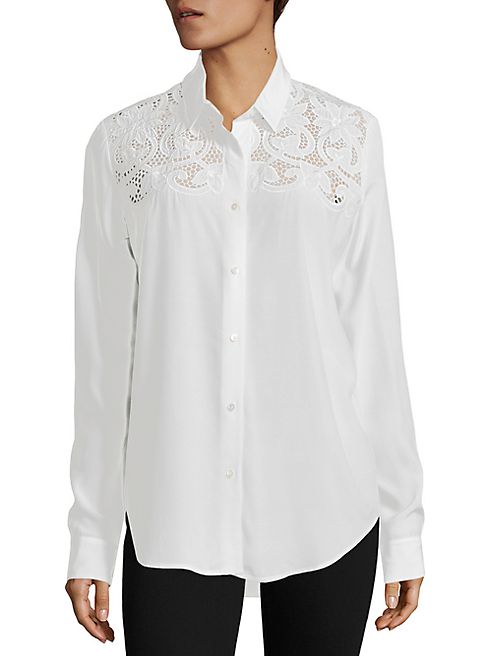 The Kooples - Lace Yoke Shirt