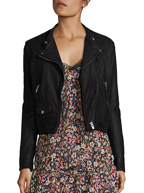 The Kooples - Zippered Leather Jacket