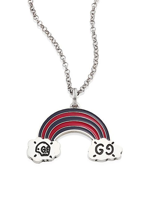 Gucci - GucciGhost Sterling Silver Rainbow Pendant