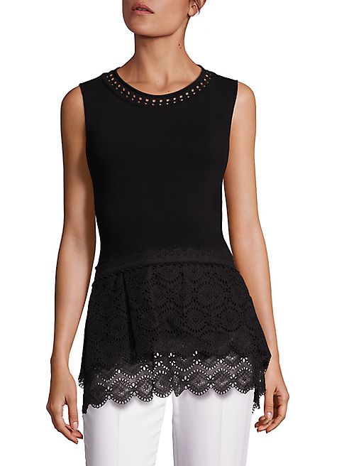 Antonio Berardi - Sleeveless Peplum Top