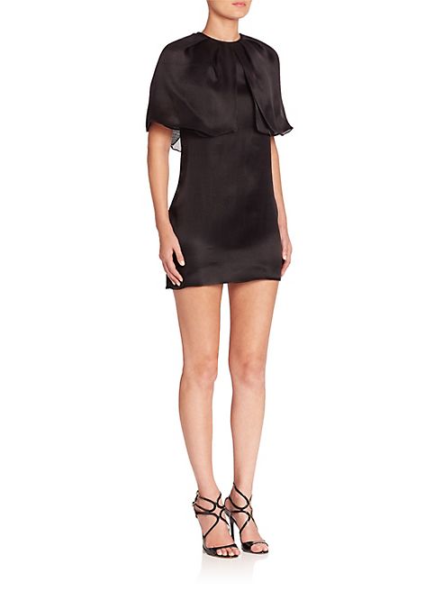 Brandon Maxwell - Short Sleeve Mini Dress