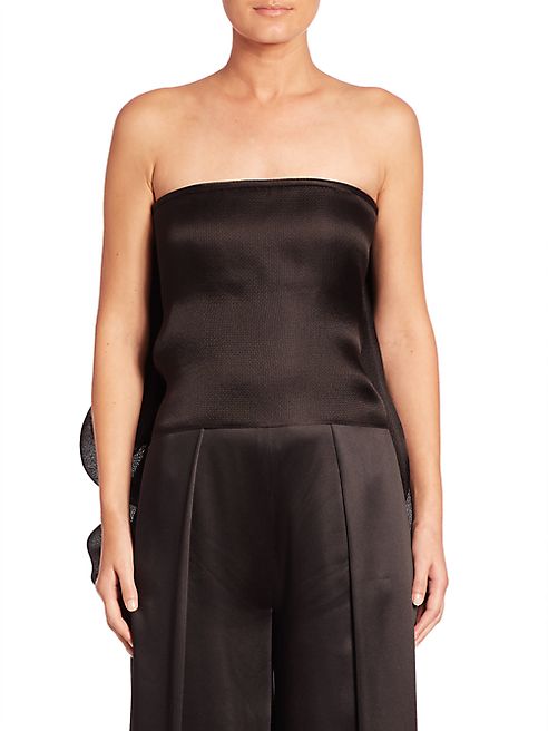 Brandon Maxwell - Strapless Solid Top