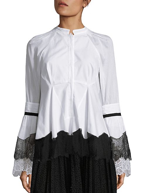 Antonio Berardi - Lace Cotton Blouse