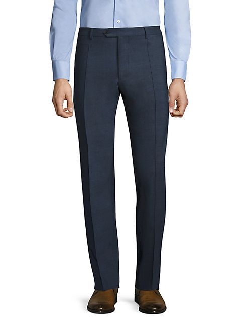 Saks Fifth Avenue x Traiano - Stretch Regular-Fit Trousers