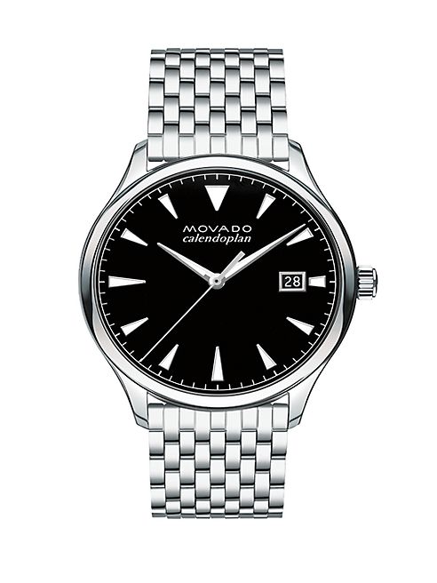 Movado - Heritage Stainless Steel Bracelet Watch