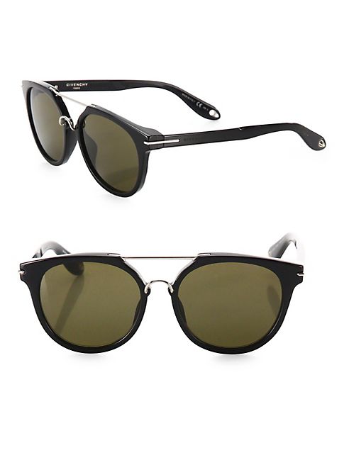 Givenchy - 54MM Round Metal Sunglasses