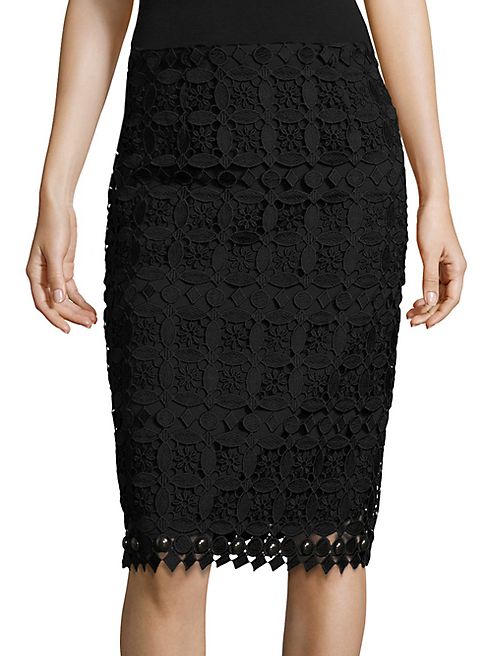 Nanette Lepore - Limoncello Lace Pencil Skirt