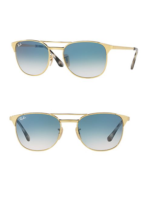 Ray-Ban - Striped Square Sunglasses