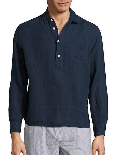 Solid and Striped - Popover Linen Shirt